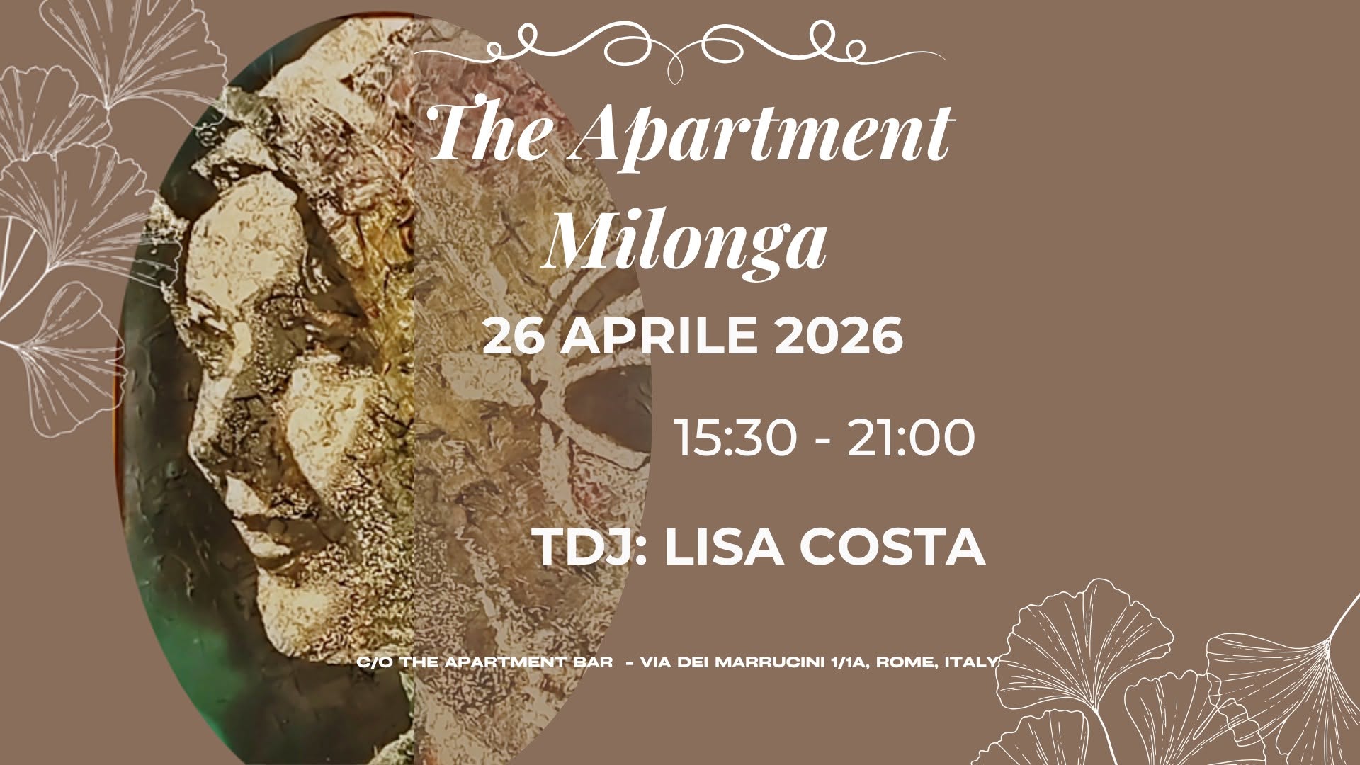 The Apartment Milonga*26.04.2026* Tdj Lisa Costa