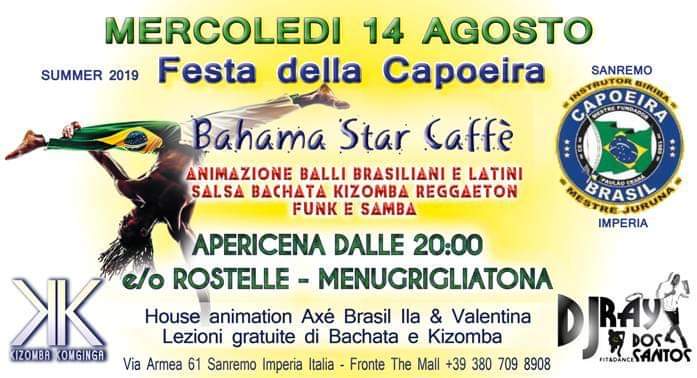 Speciale Mercoledi 14 Festa Della Capoeira