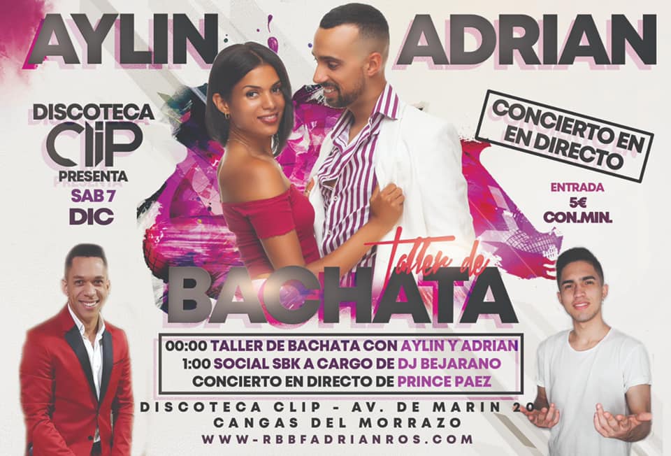 Taller de Bachata - Concierto en Directo - SocialClip Cangas