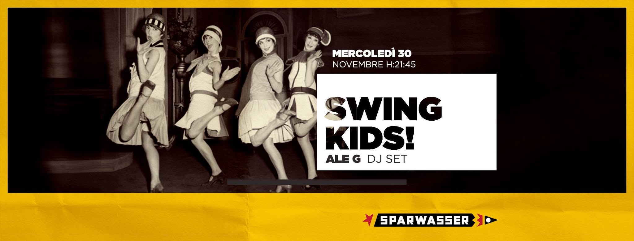 Swing kids! Ale G nella sua consolle!