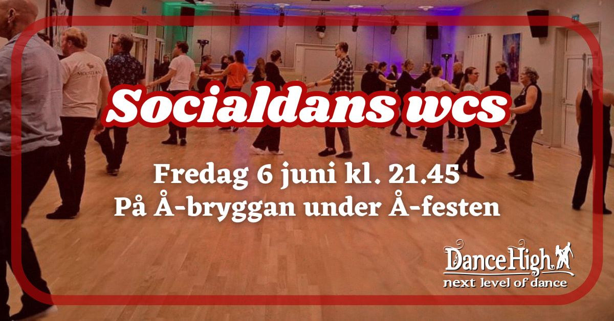 Socialdans West Coast Swing på Å-festen