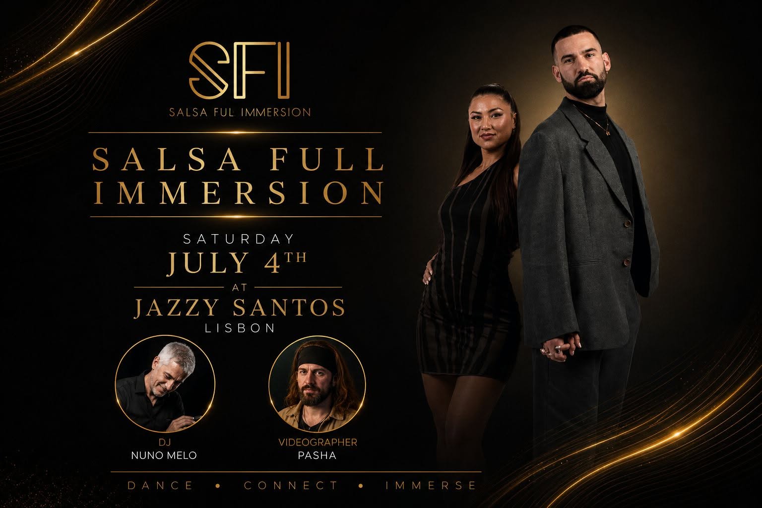 Salsa Full Immersion 4 JUL Jazzy Santos Carlos & Ekaterina