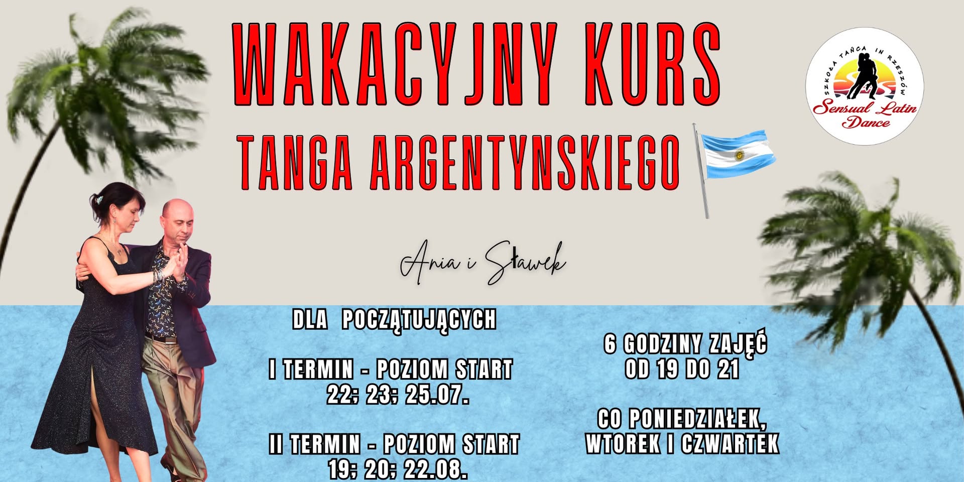 Wakacyjny Kurs TANGA ARGENTYŃSKIEGO w Sensual Latin Dance