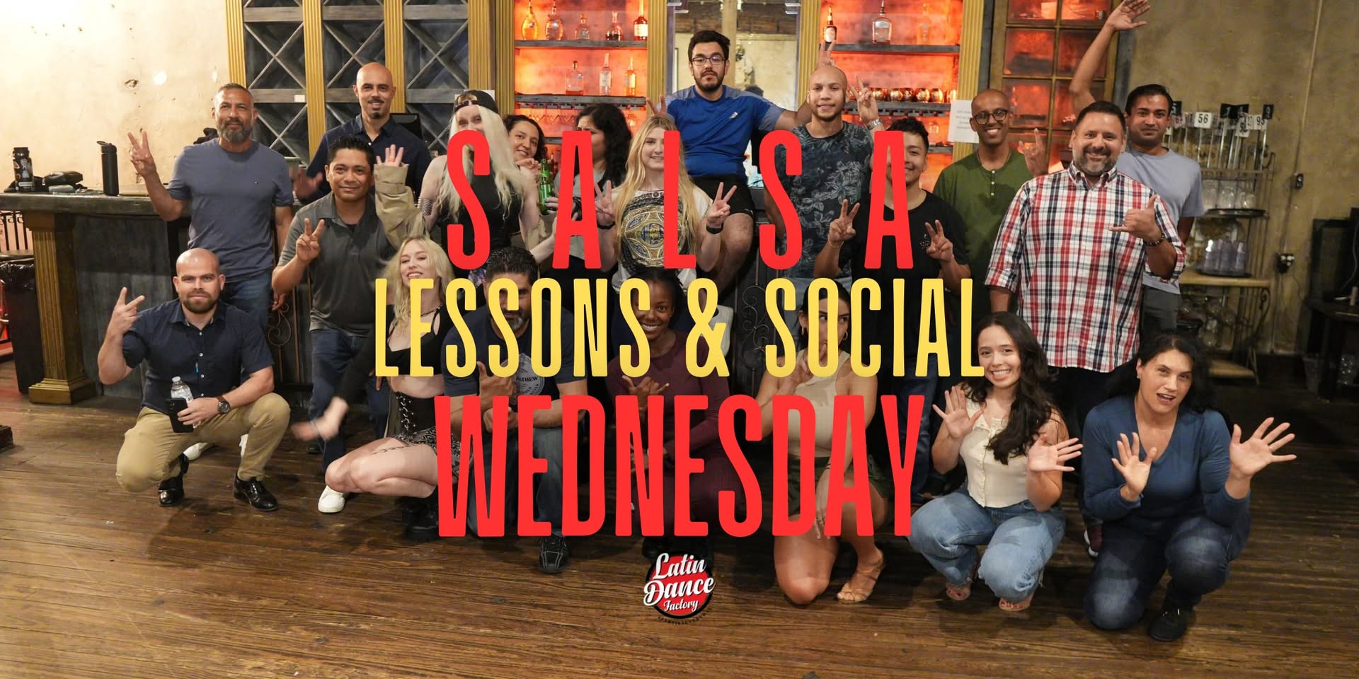 Salsa Lessons for Beginners & Intermediates. Wednesday at 7:15p. May Schedule 2026
