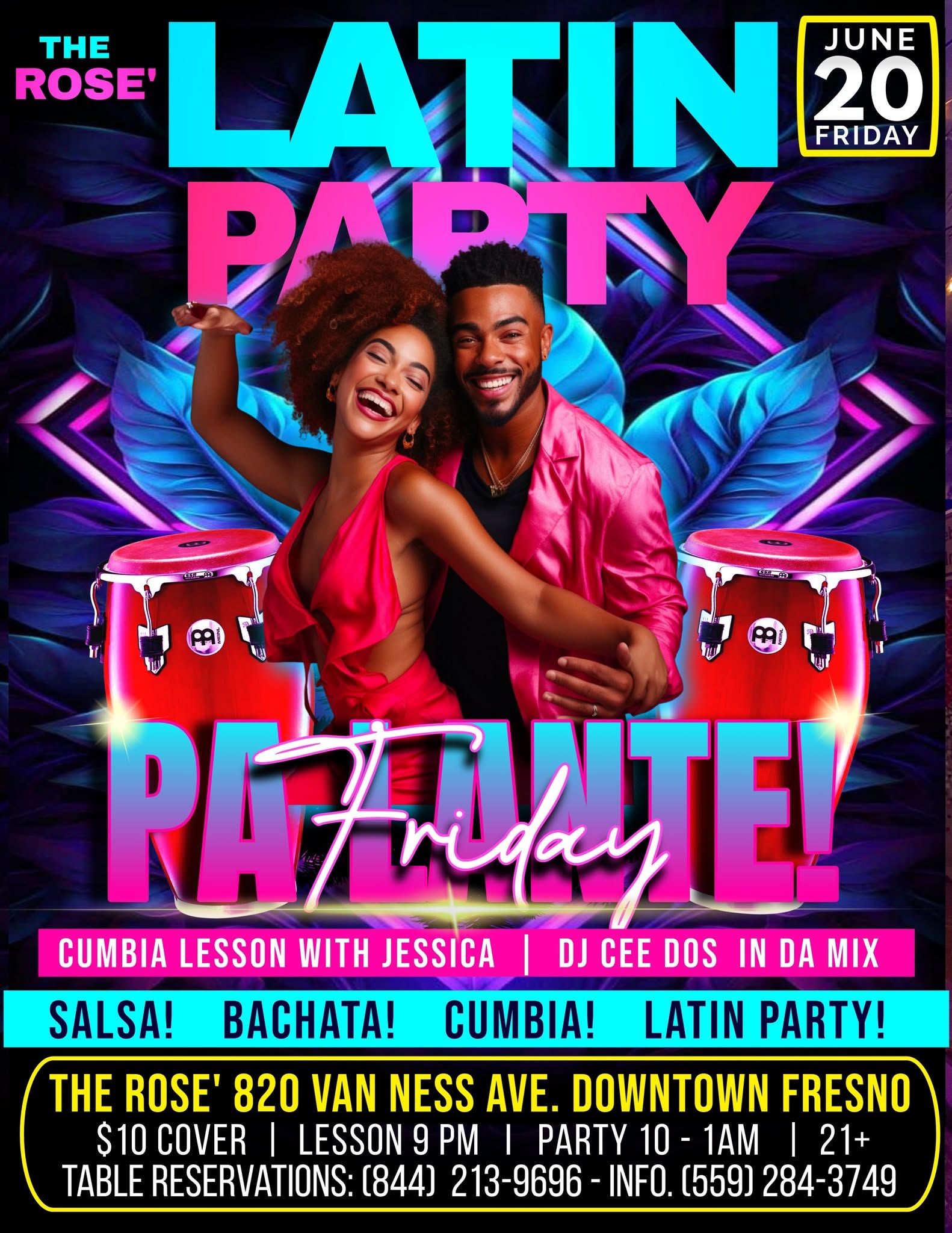 Pa' Lante Latin Party - The Rose'