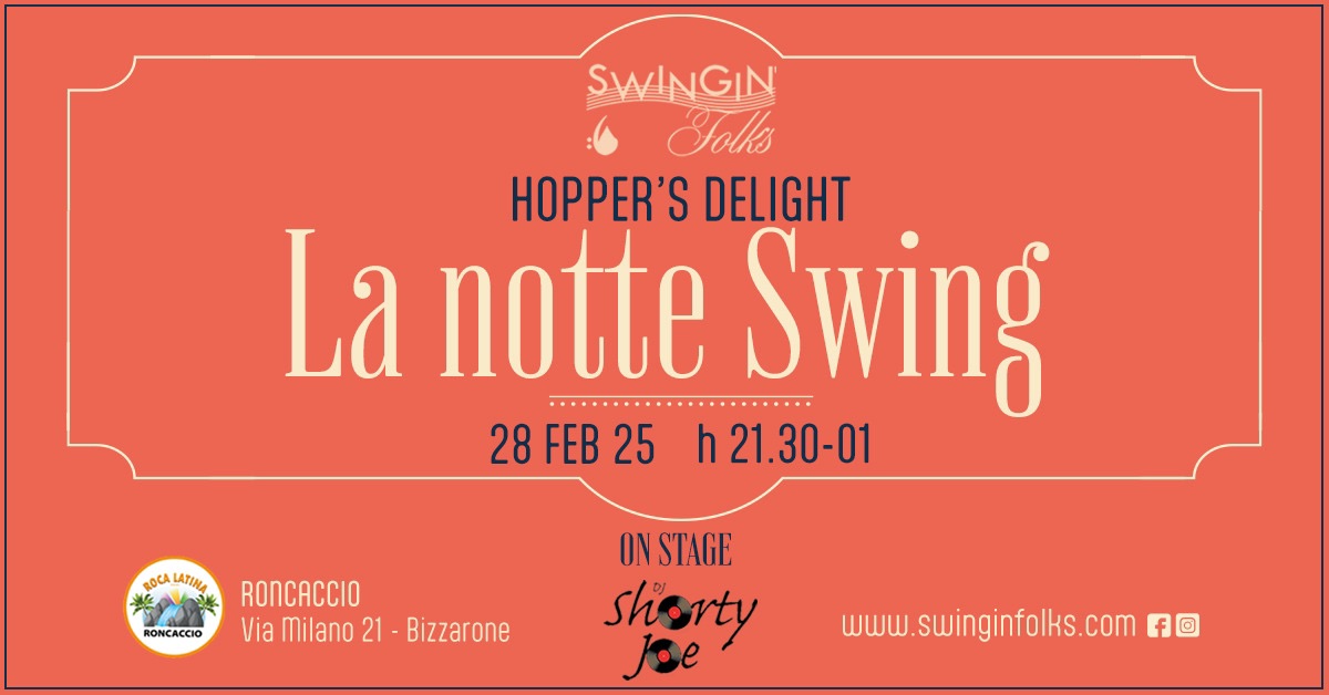 Hopper’s Delight - Roncaccio 28 02 25