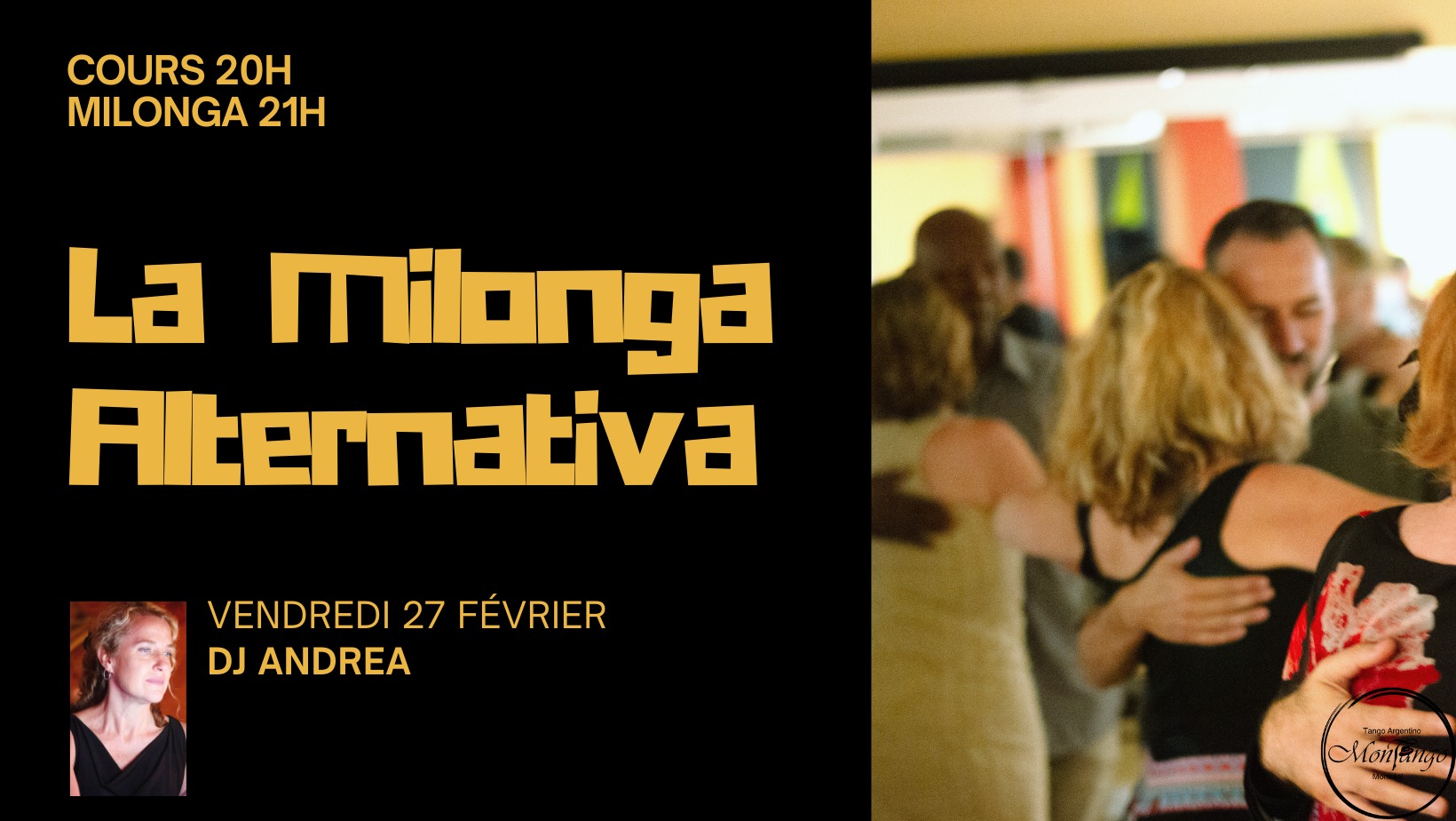 La MILONGA ALTERNATIVA avec DJ Coco + cours