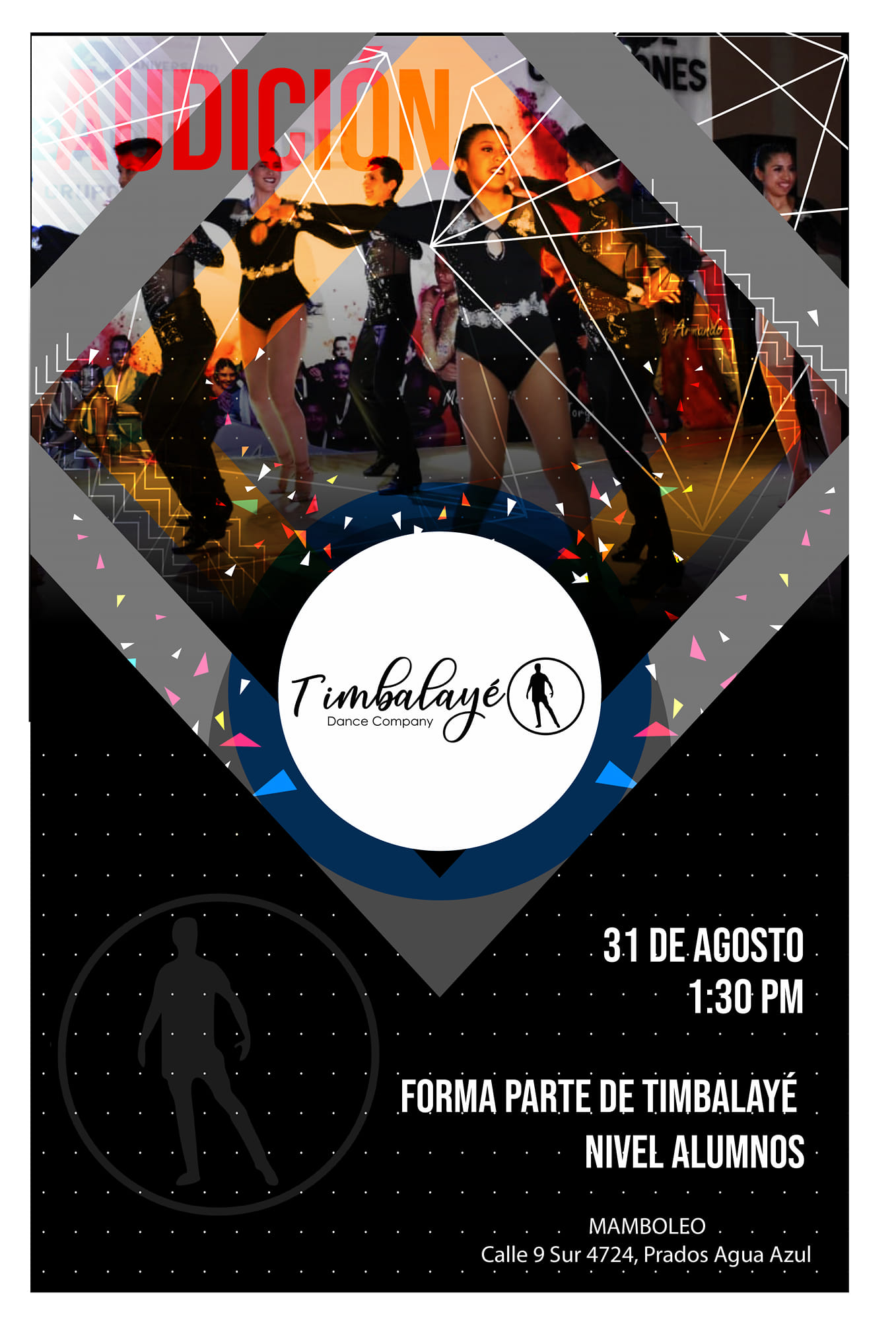 AUDICIÓN TIMBALAYÉ DC 31 DE AGOSTO A LA 1:30 PM EN MAMBOLEO