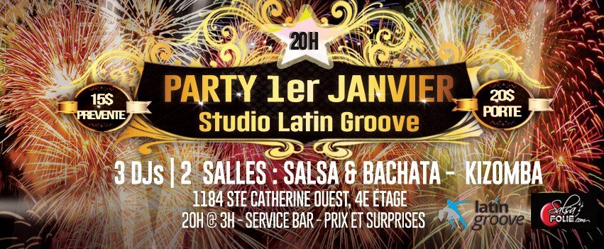Party du Jour de l'An - Mercredi 1er Janvier