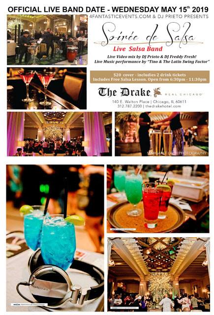 Official Live Band Soirée de Salsa Wednesday Drake
