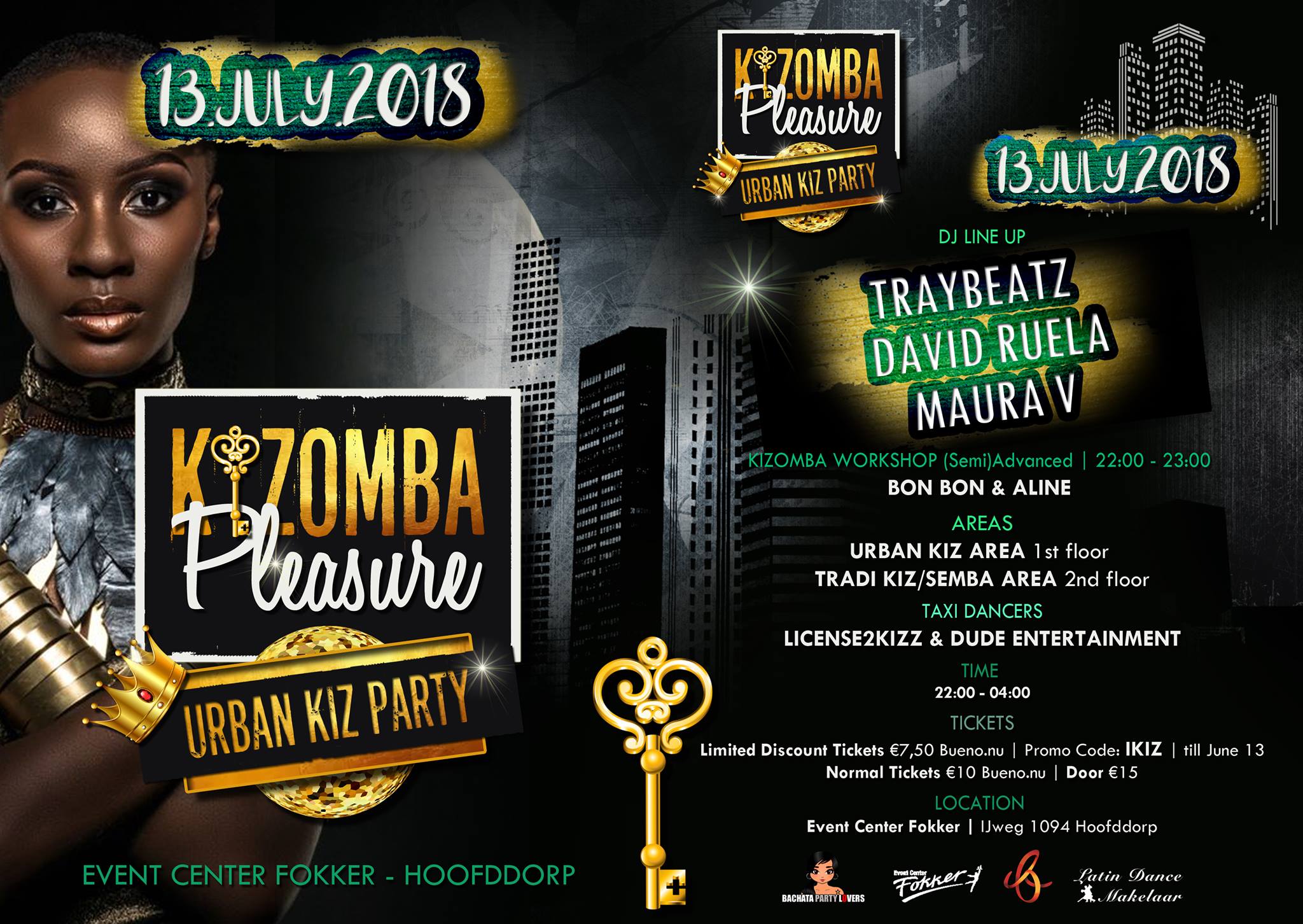 Kiz the Summer at Kizomba Pleasure (2 AREAS)