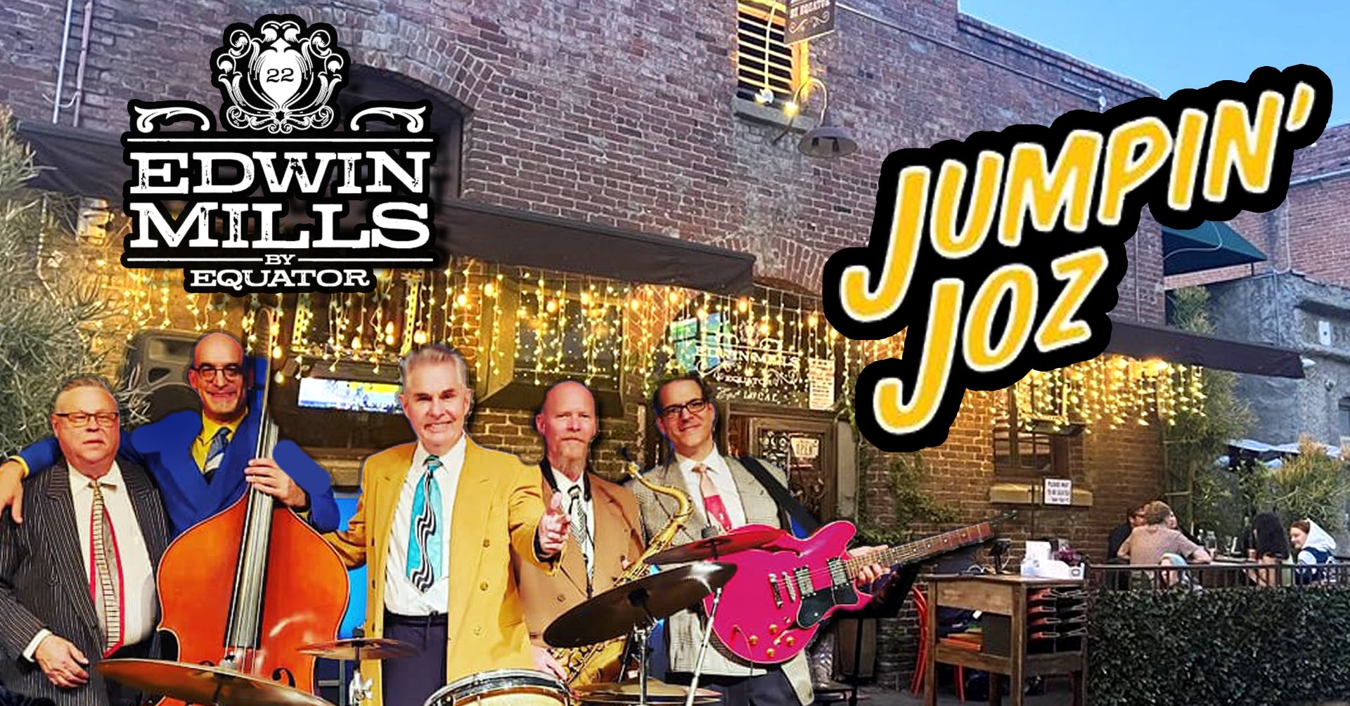 Jumpin Joz at Edwin Mills in Pasadena - FREE - every Tuesday from 6-10pm!