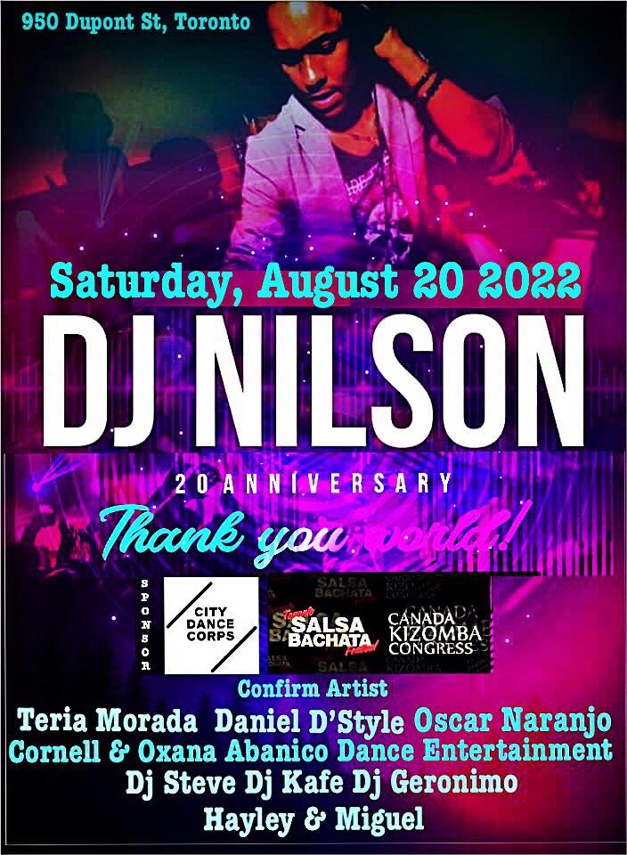 DJ NILSON 20TH DJING ANNIVERSARY