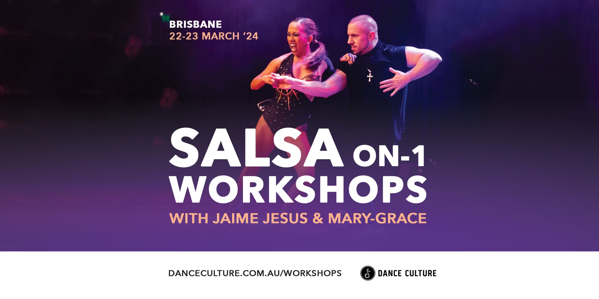 Salsa Workshops with Jaime Jesus & Mary-Grace Brisbane