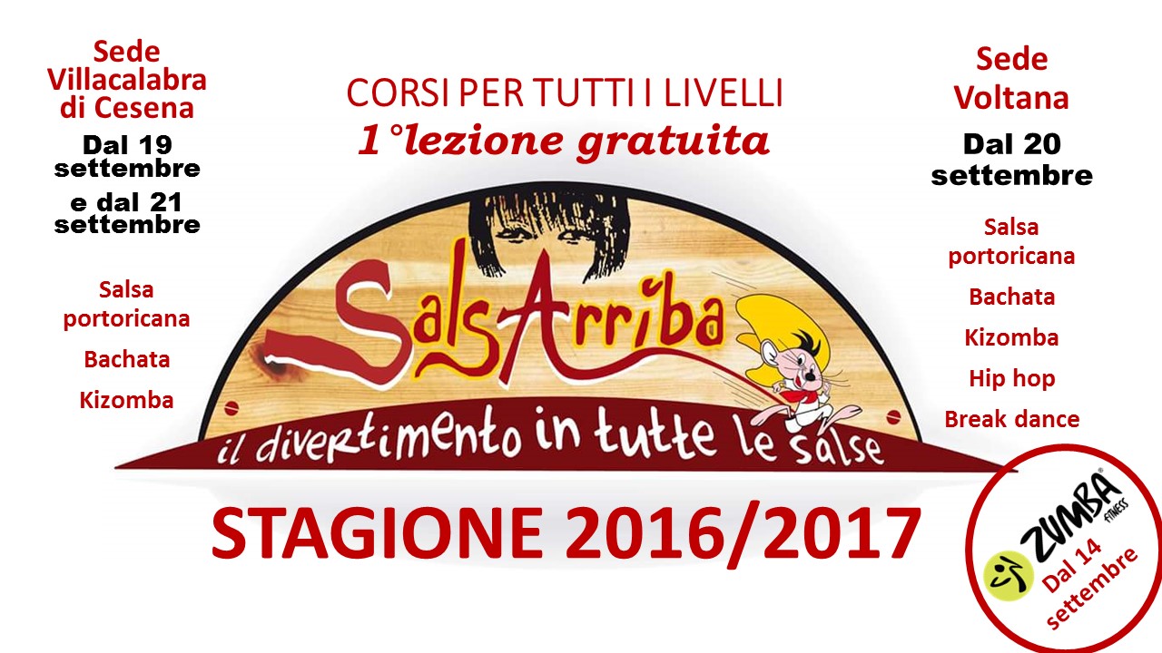 INIZIO CORSI SALSARRIBA
