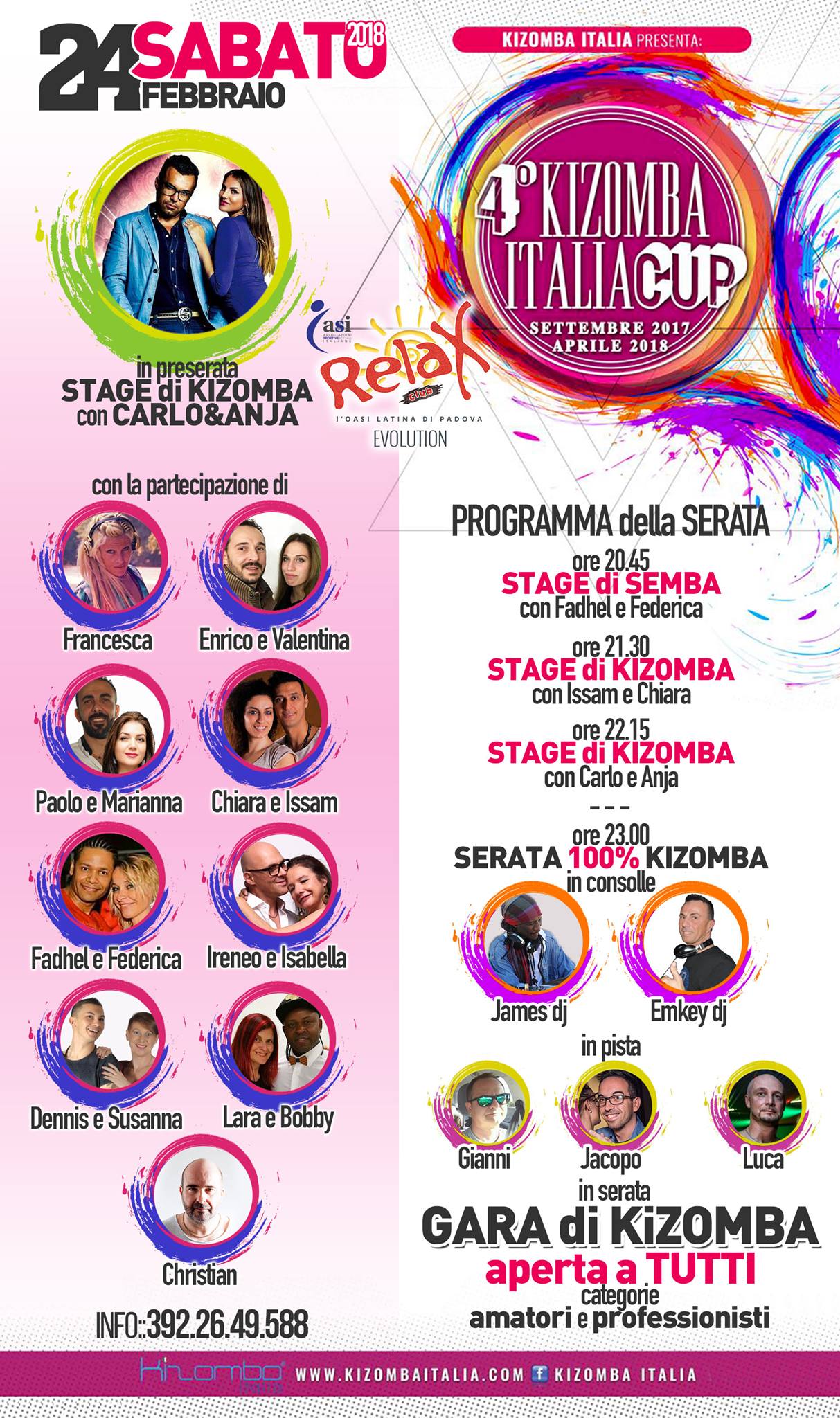 KiZOMBA CUP al RelaxClub