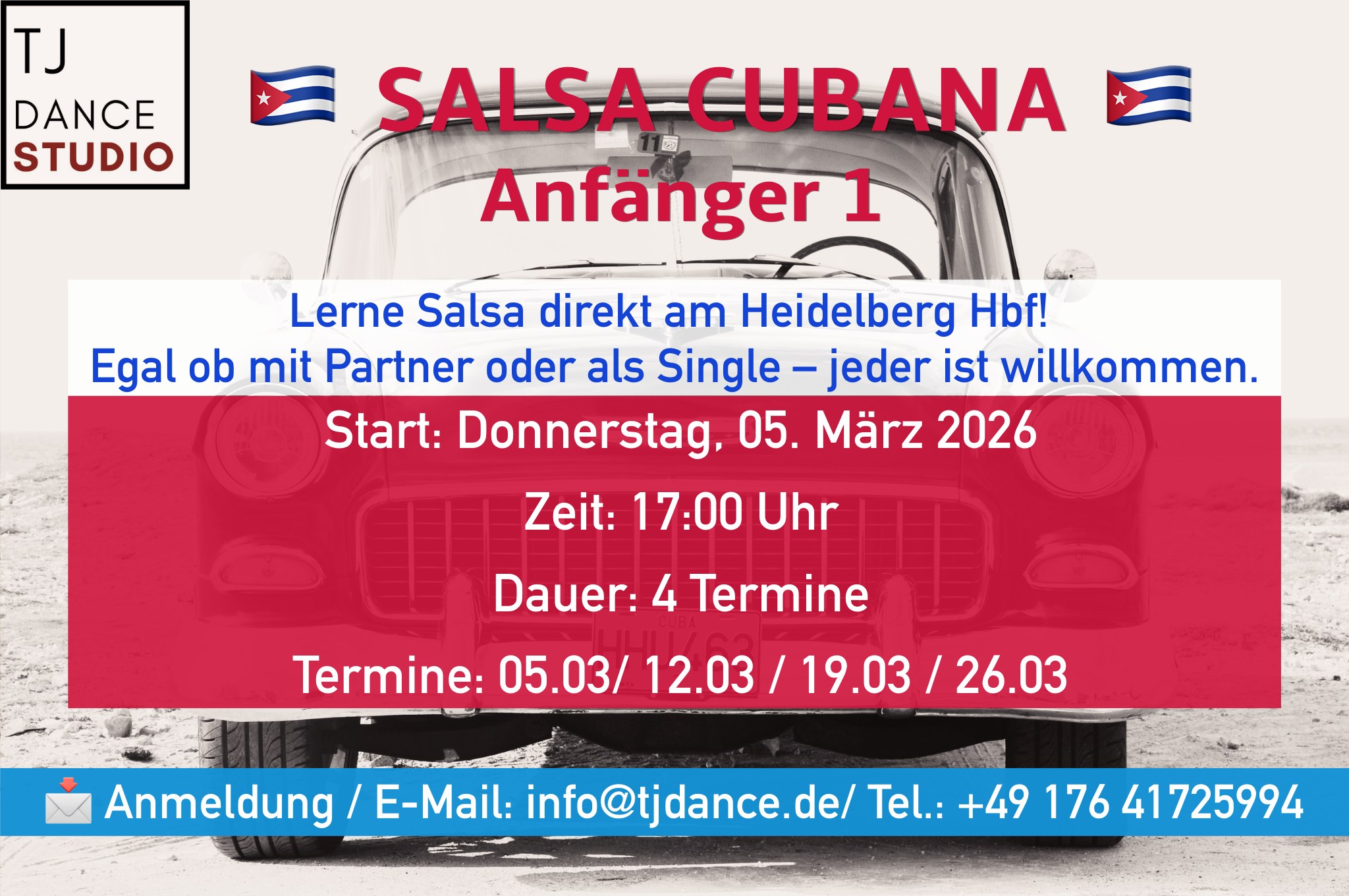 TJ Dancestudio - Salsa Cubana, Anfänger 1