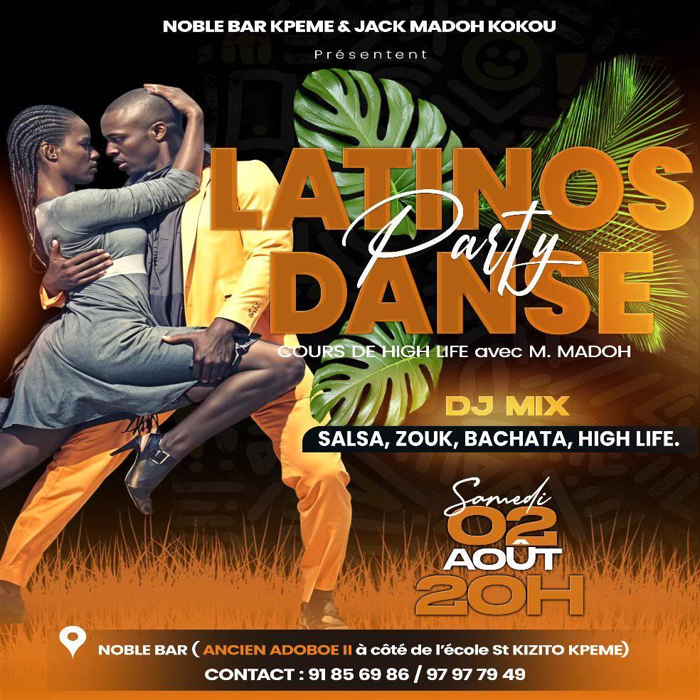 LATINOS DANSE KPEME PARTY.