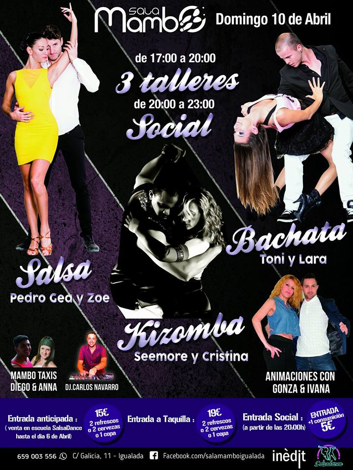 Toni Y Lara, Seemore Y Cristina, Pedro Gea Y Zoe. El 10 De Abril En Mambo