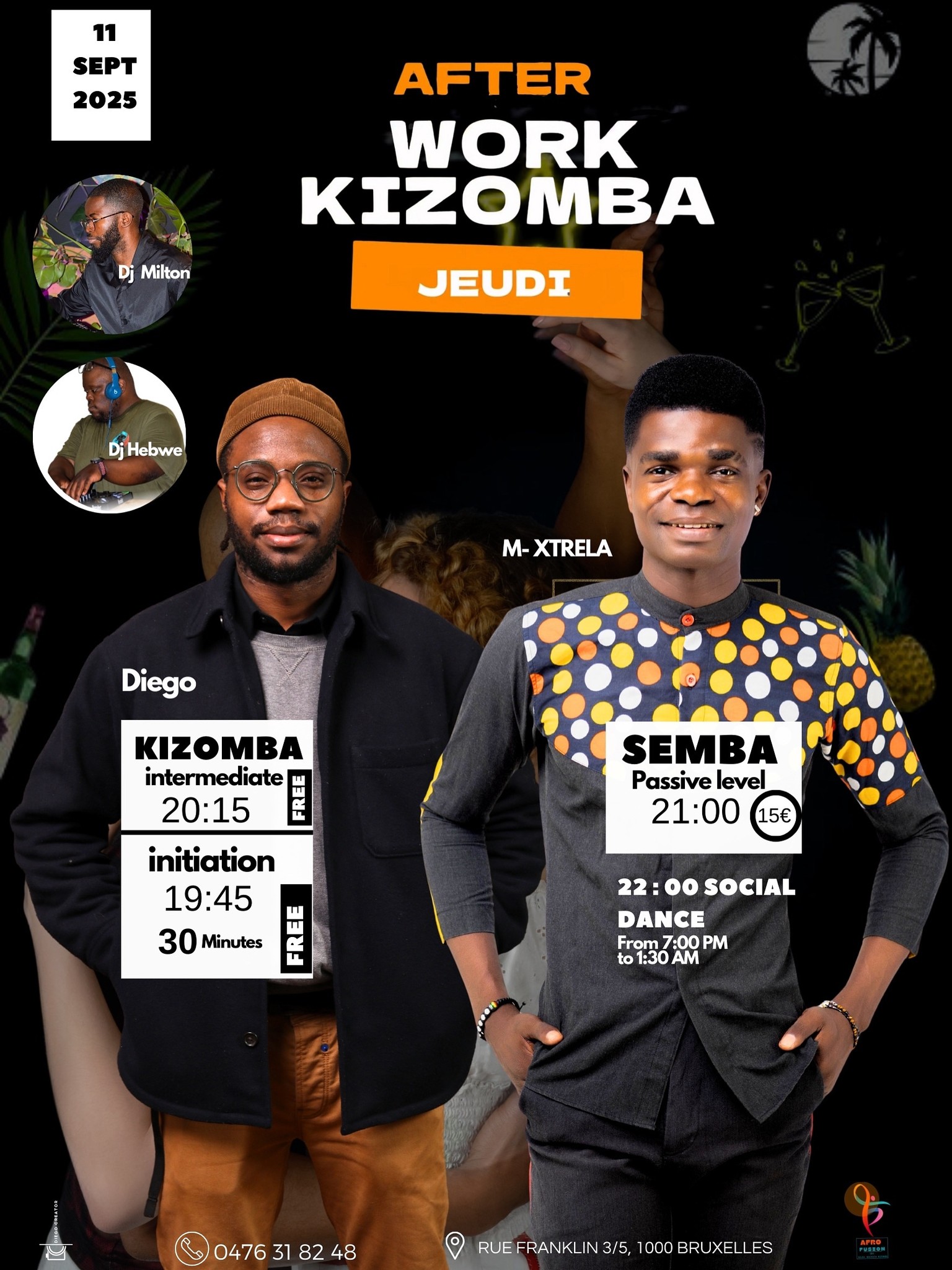 AFTERWORK KIZOMBA IS BACK !