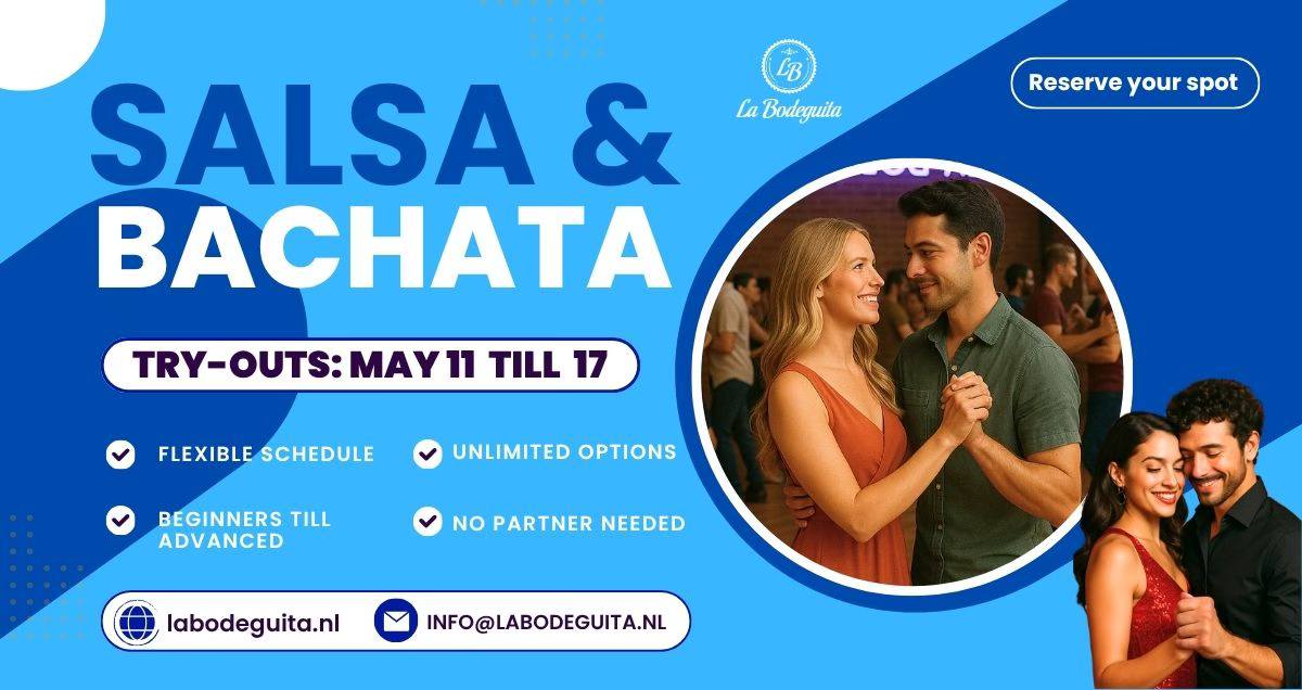TRY-OUT WEEK @ LA BODEGUITA 11 till 17 MAY