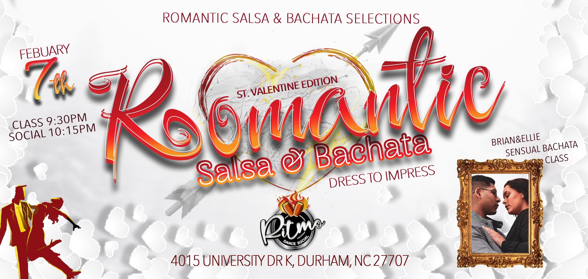RITMO Dance Social! "Romantic" Celebrating St Valentine Edition