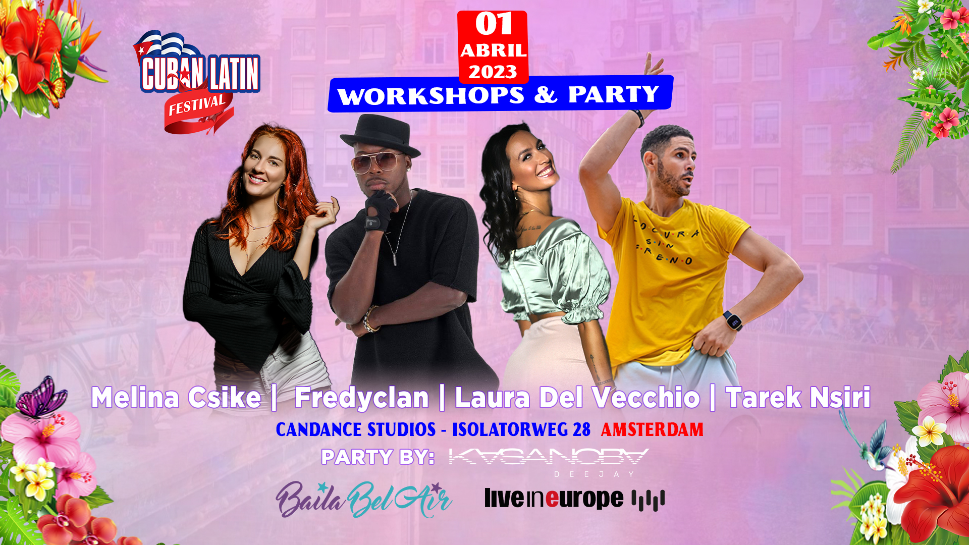 Cuban Latin Festival Workshops + Cuban Party Kasanoba Dj