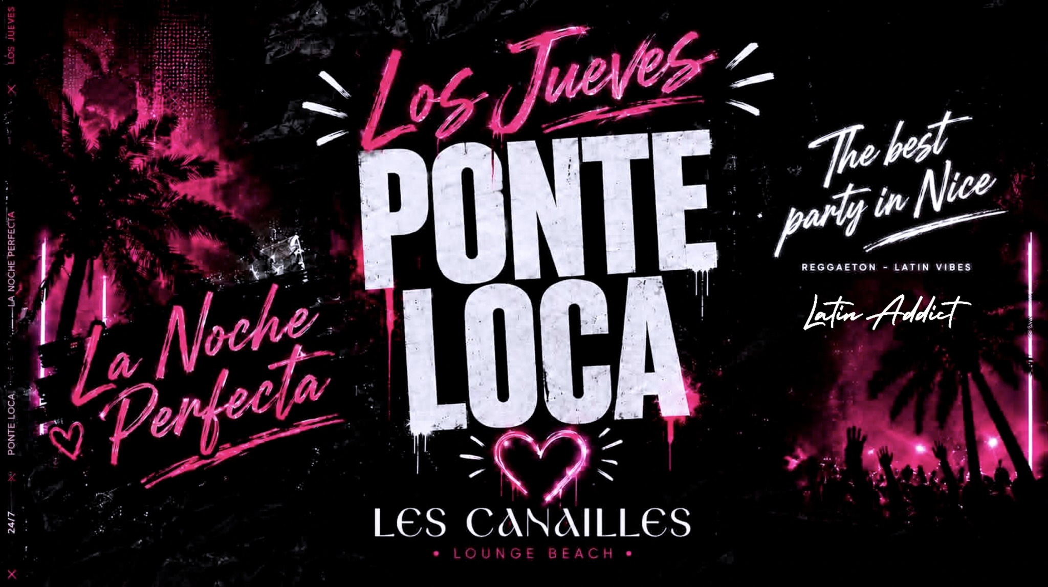 JEU 14 MAI LOS JUEVES PONTE LOCA PLAGE LES CANAILLES NICE