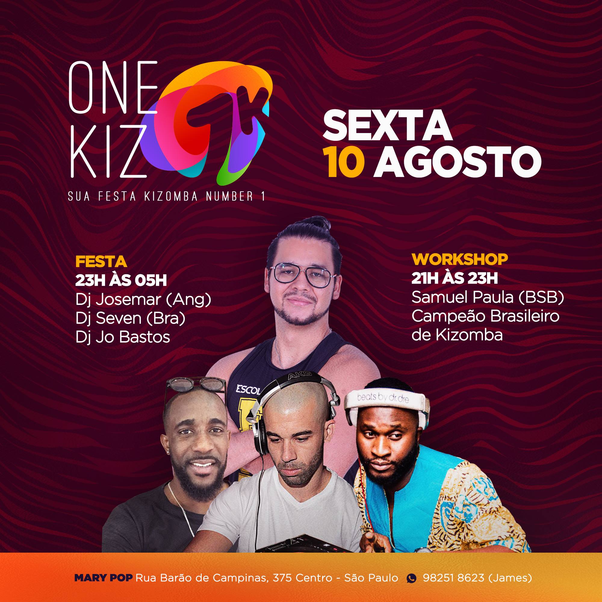 One Kiz Sex. 10 08 (Festa + Workshop)