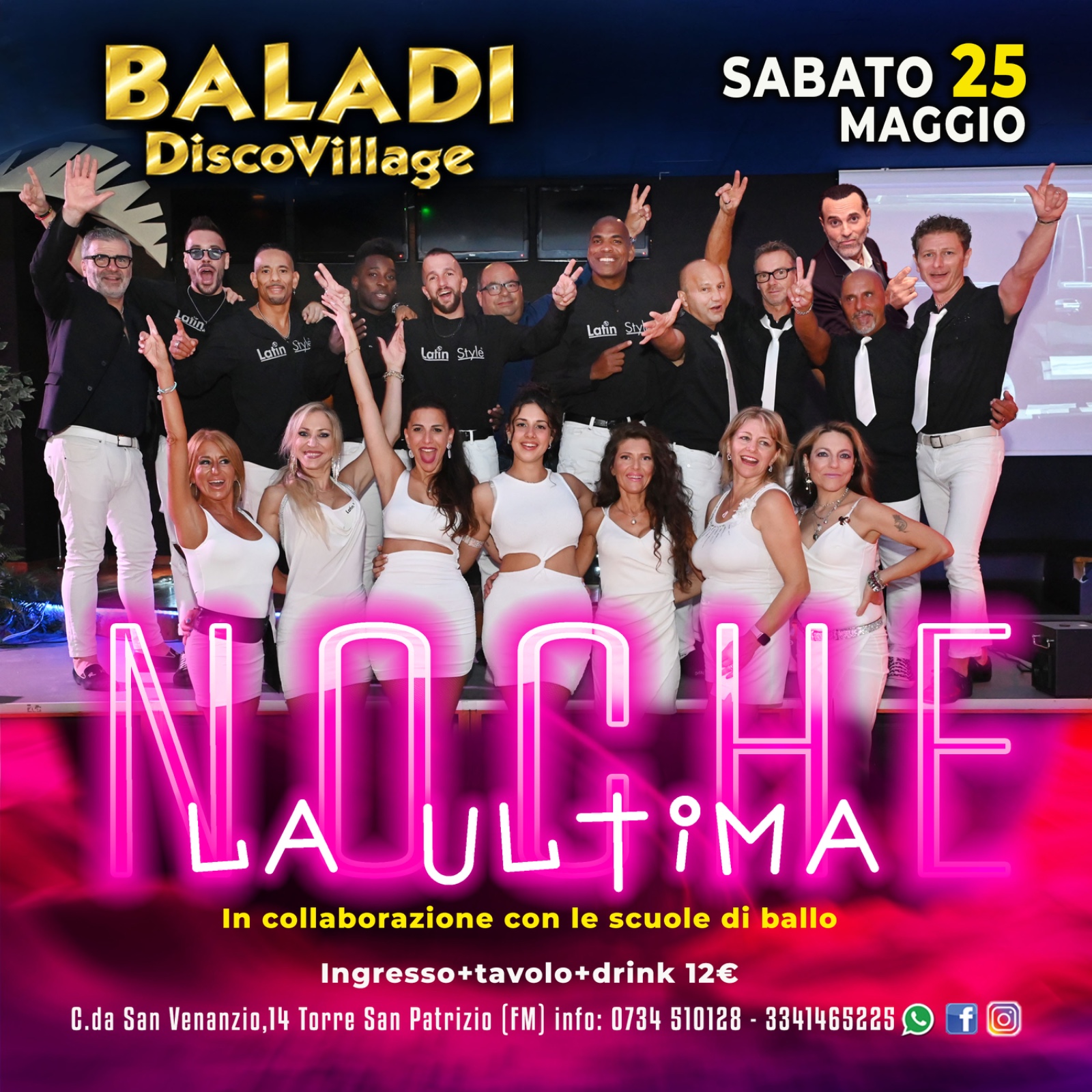 IL SABATO LATINO LA ULTIMA NOCHE