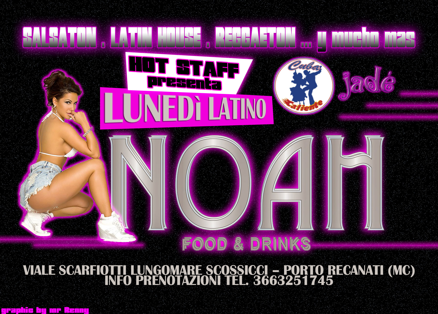 HOTSTAFF presenta LUNEDì 1 DICEMBRE LATINO al NOAH