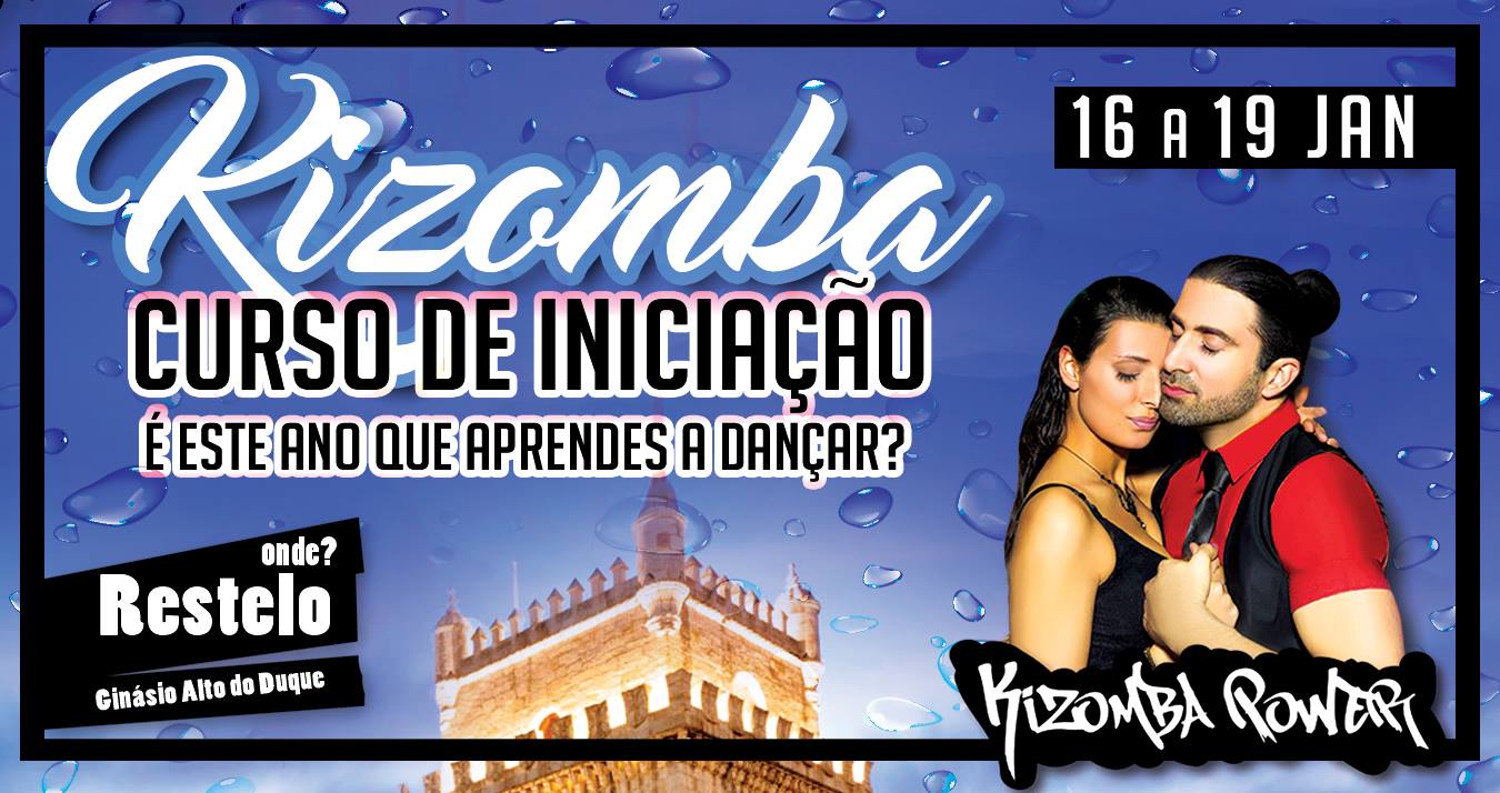 Kizomba: Curso de Iniciação - 16 a 19 Jan.