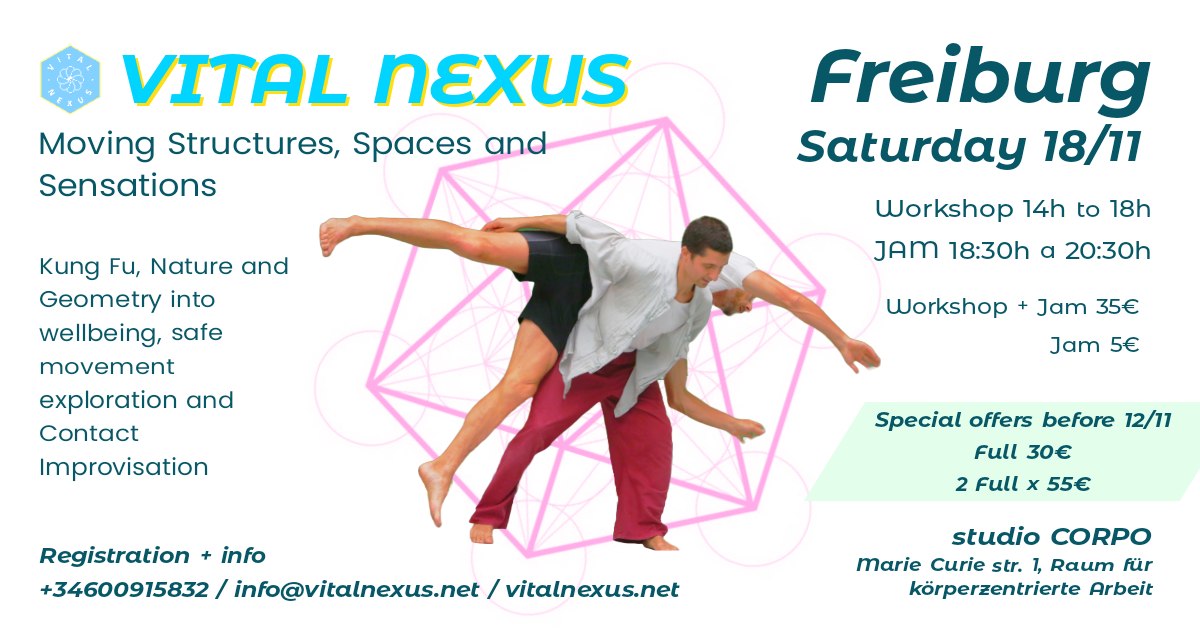 VITAL NEXUS: Spaces, Structures and Sensations. Workshop for Wellbeing and Contact Impro