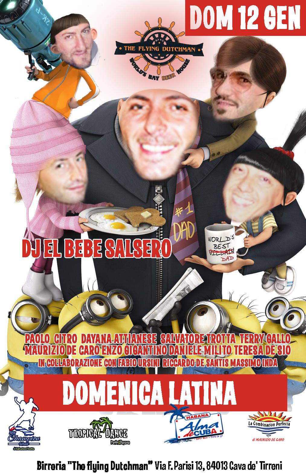 LA DOMENICA LATINA @The Flying Dutchman (World's Bay Beer House)