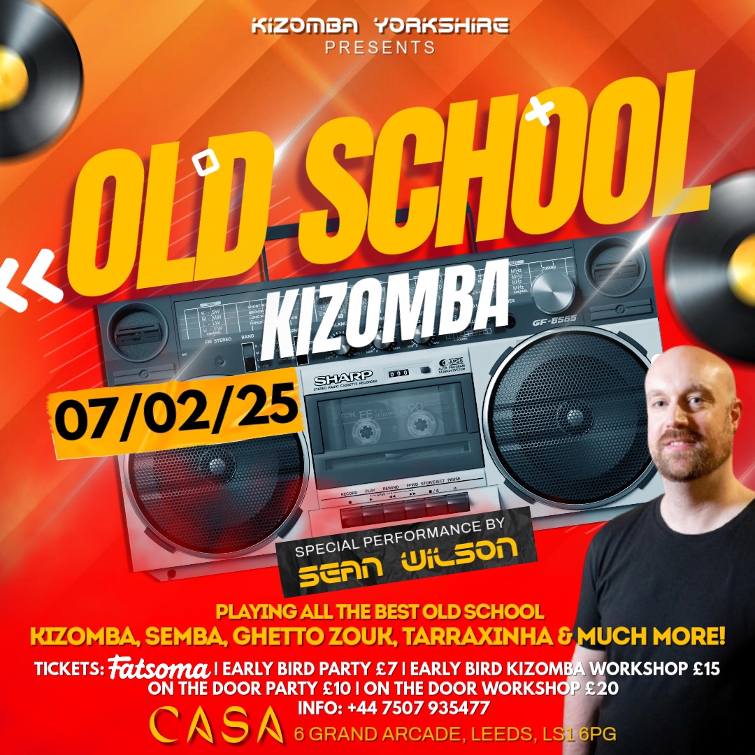 Old School Kizomba Night Leeds Kizomba workshop & party with Sean Wilson at CASA Leeds