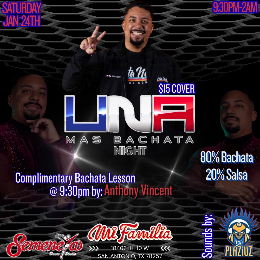 UNA Mas Bachata Night • BACHATA SOCIAL •