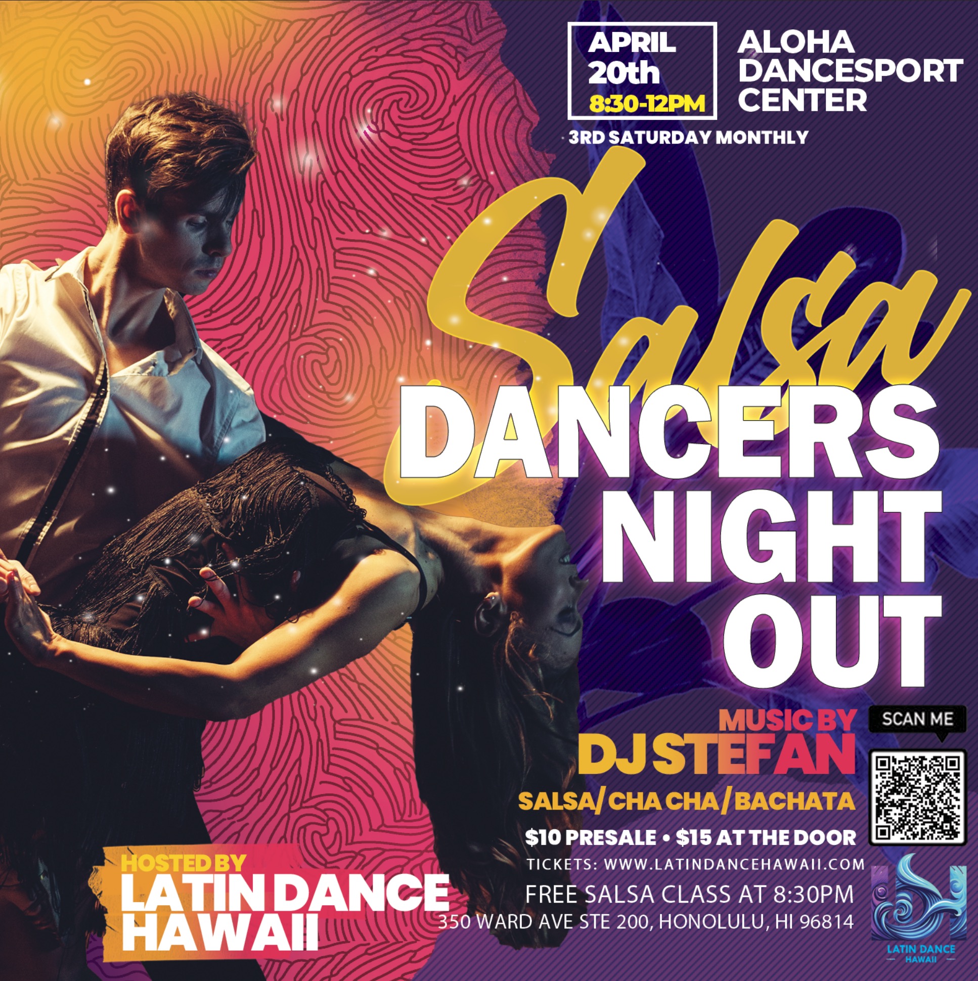 Dancer's Night Out (hosted by Latin Dance Hawaii)