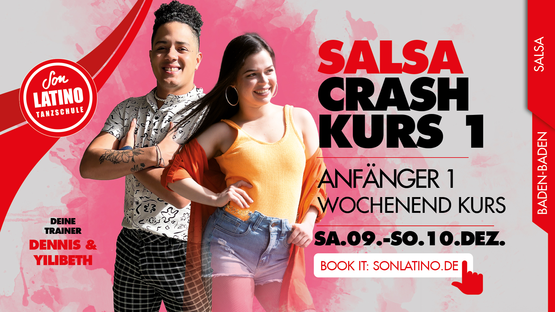Salsa Anfänger 1 (Wochenend Crash Kurs) - Baden Baden