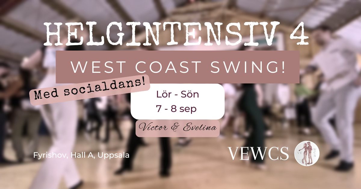 Helgintensiv Nivå 4;1 - West Coast Swing