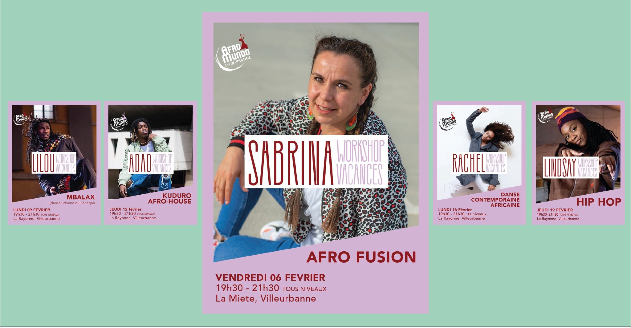 AFRO FUSION - Sabrina - Workshops Vacances