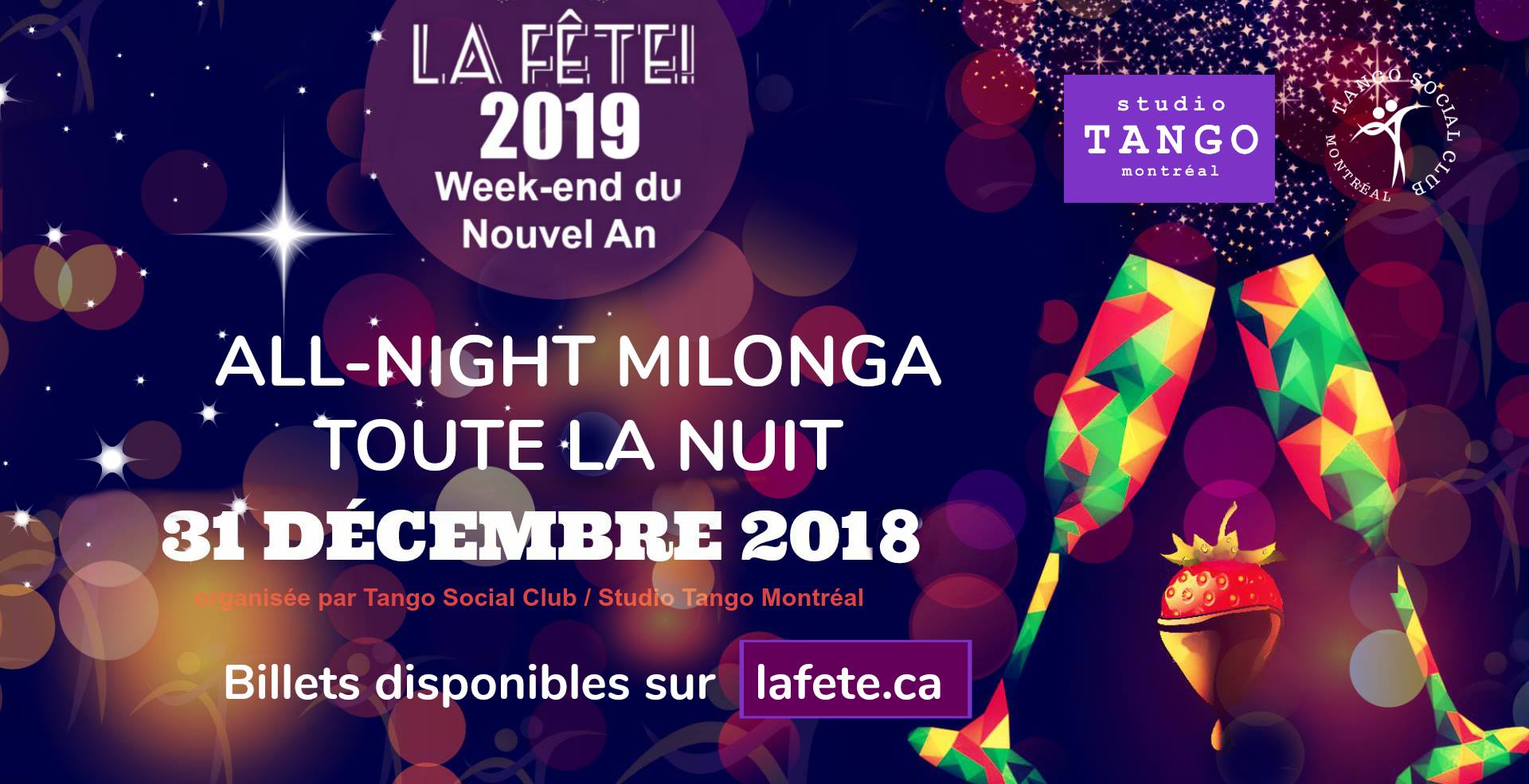 La FÊTE • New Year's Eve All-Night Milonga • 31 déc 2018