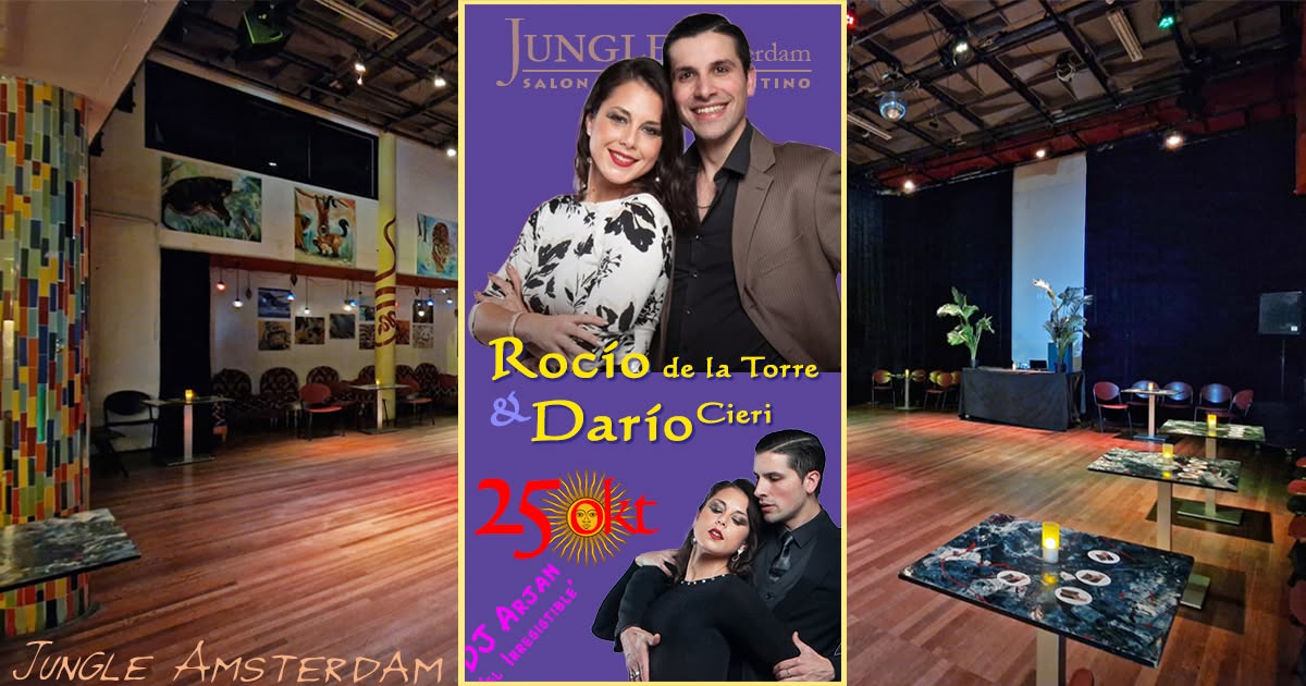 Salon Jungle - optreden Rocío de la Torre & Darío Cieri 🎶🇦🇷