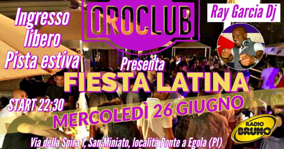 *FIESTA LATINA ALL’ APERTO*