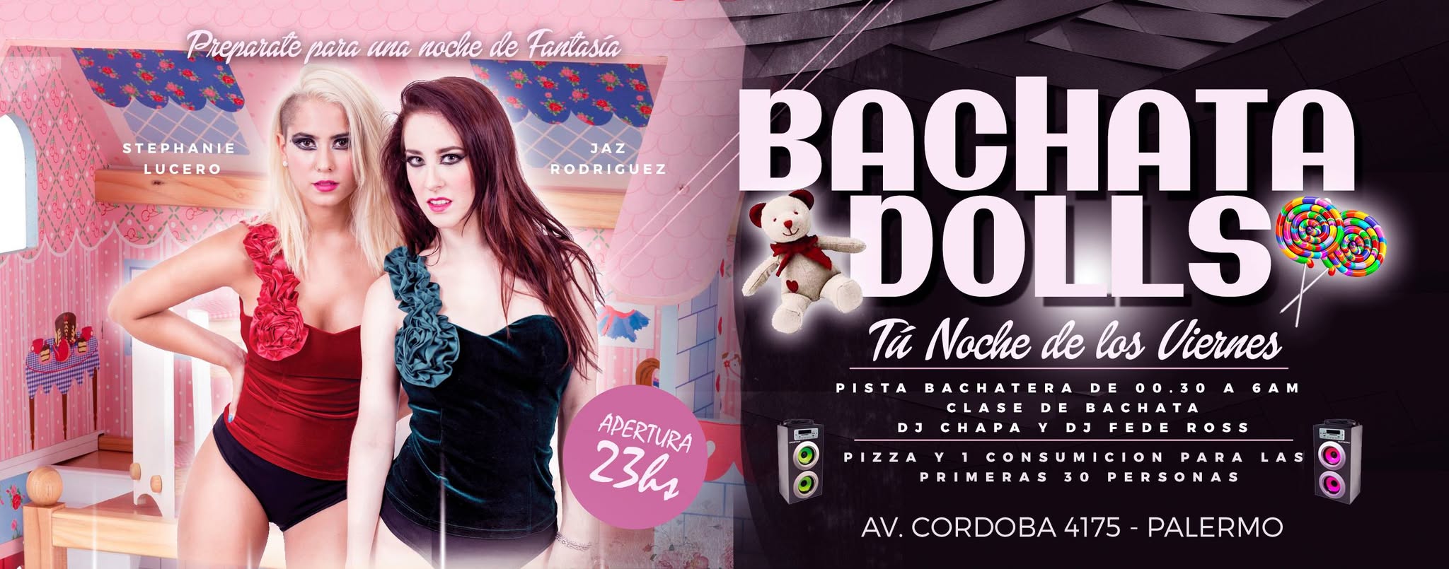 BACHATA DOLLS Tu Noche de los Viernes en Azucar con Jaz y Lucero
