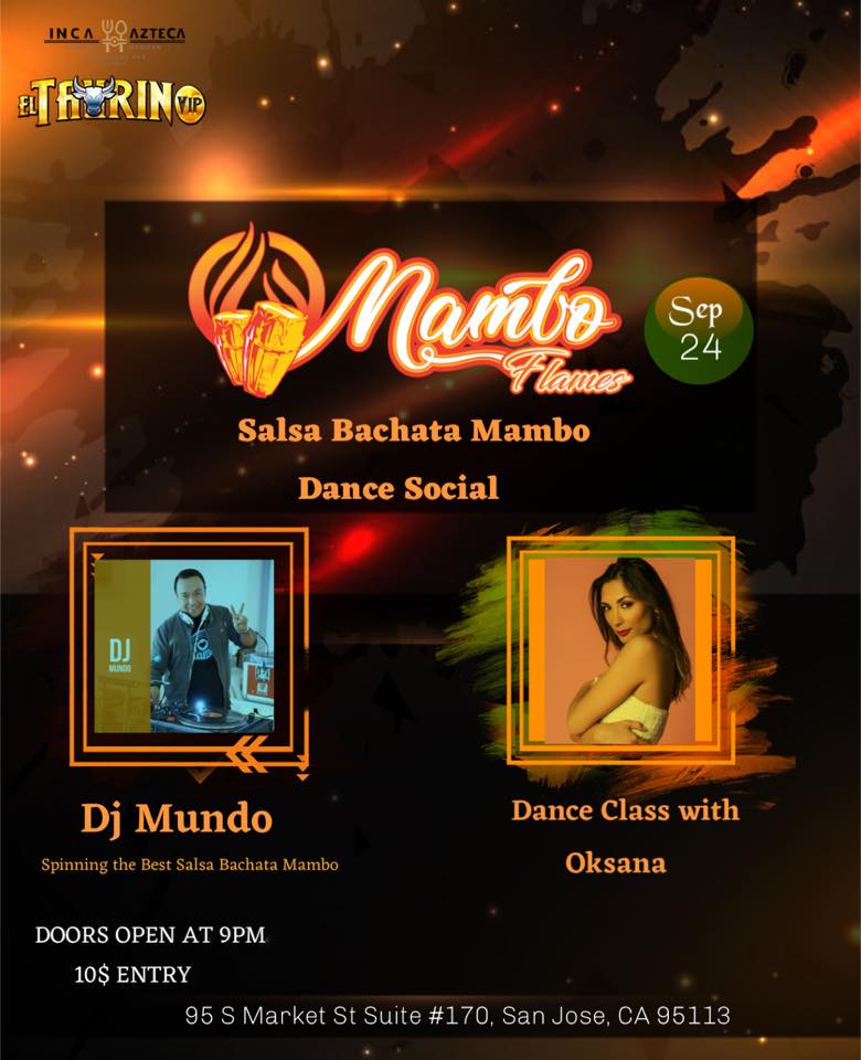 Mambo Flames Salsa Bachata Mambo