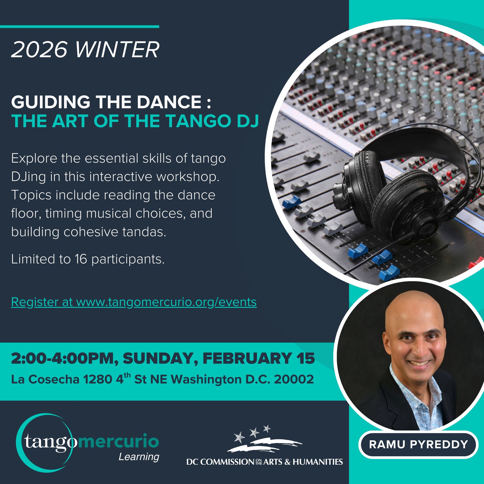 DJ Workshop - Guiding the Dance : The Art of the Tango DJ