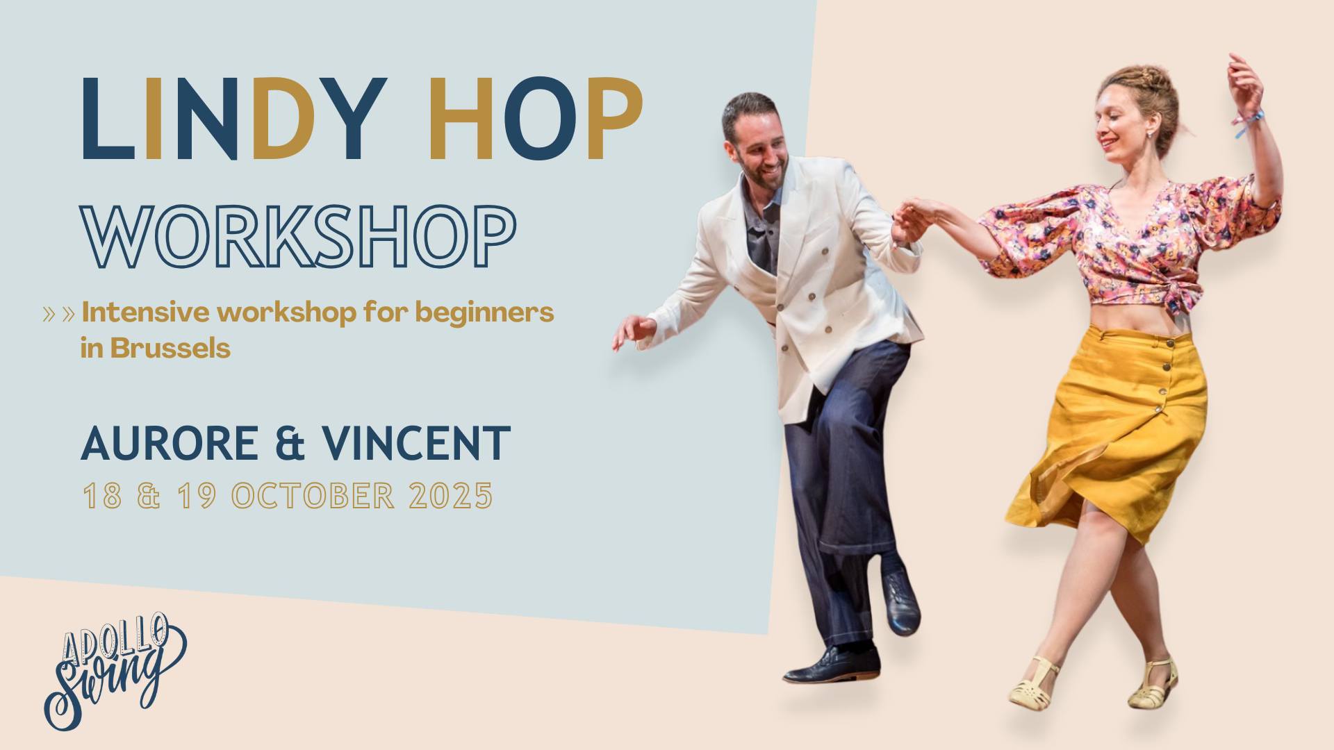 Lindy Hop intensive for beginner with Aurore & Vincent - Apollo Swing