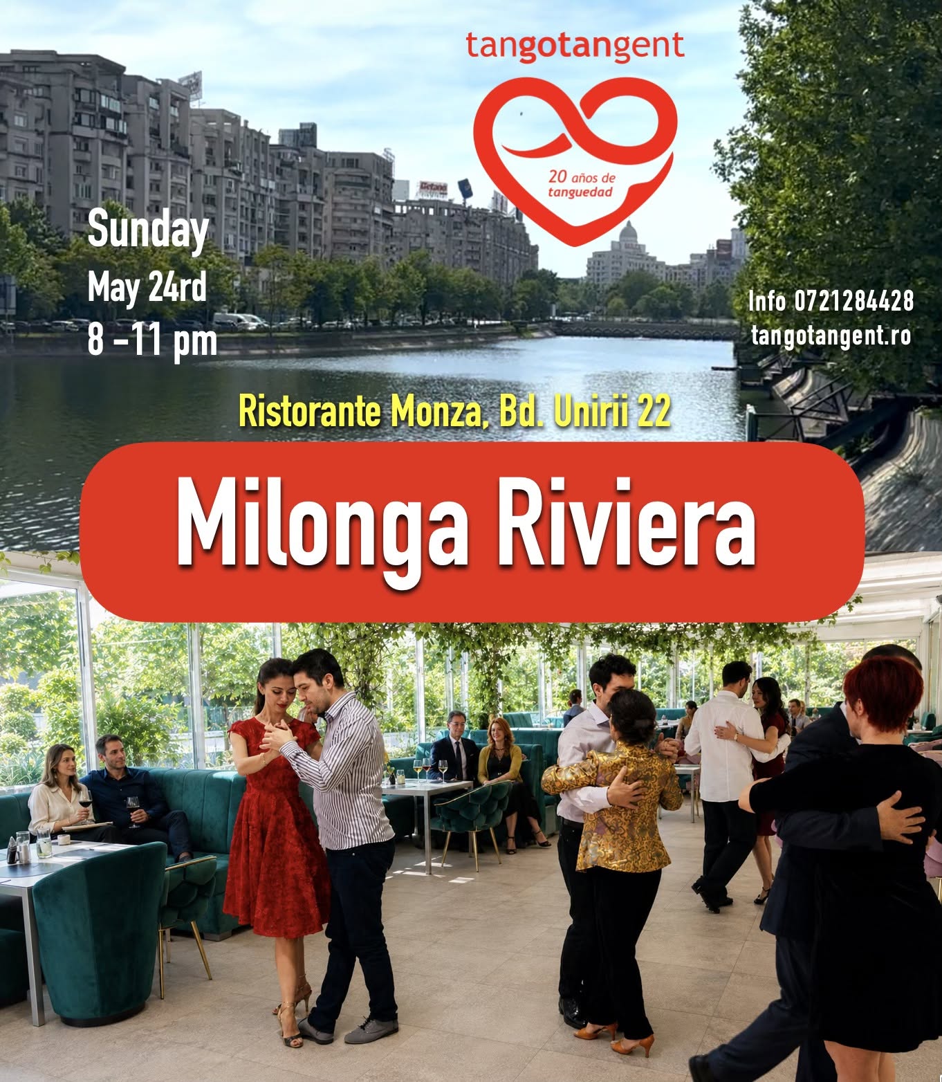 Milonga Riviera - Sunday Tango by the River cu Giselle Anne