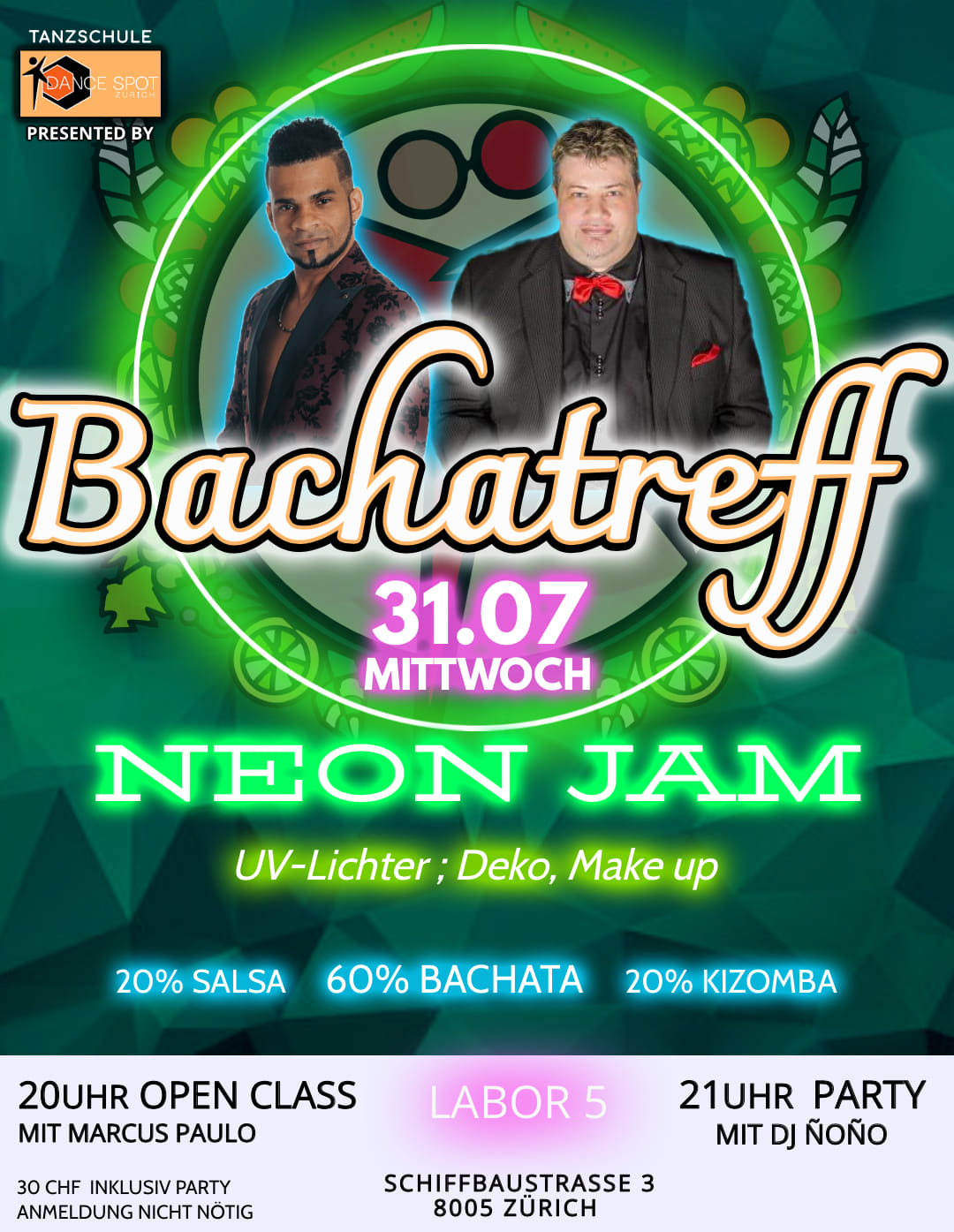 BACHATREFF NEON JAM ★★★★★