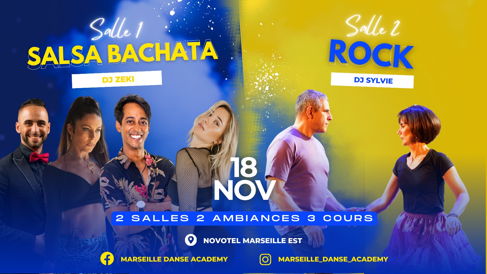 Soirée Novotel : Salsa Bachata et Rock